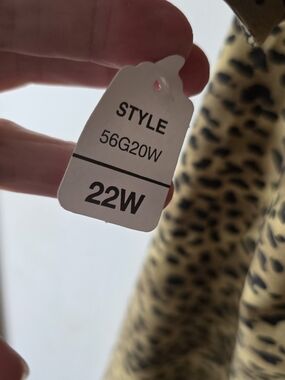 Studio C Leopard Print Dress in Tan and Black